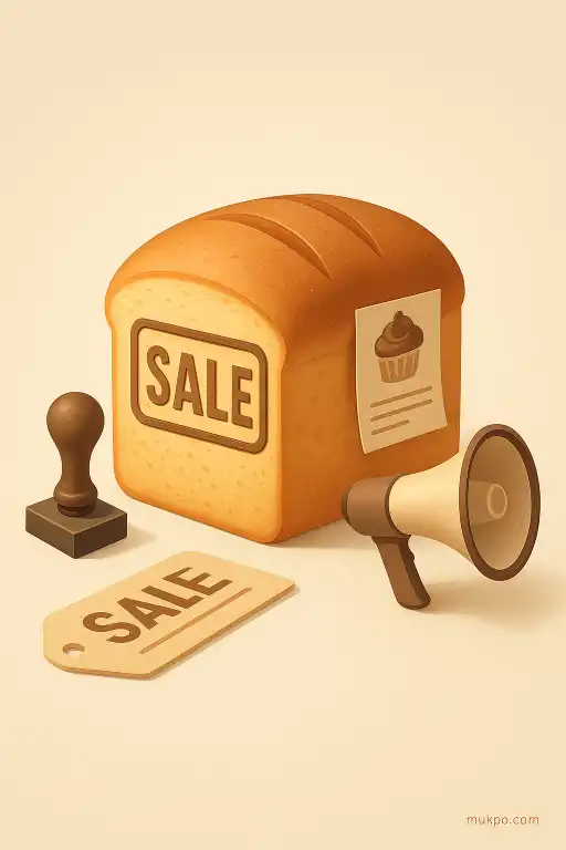 A bakery that once stamped local advertisements directly onto loaves of bread