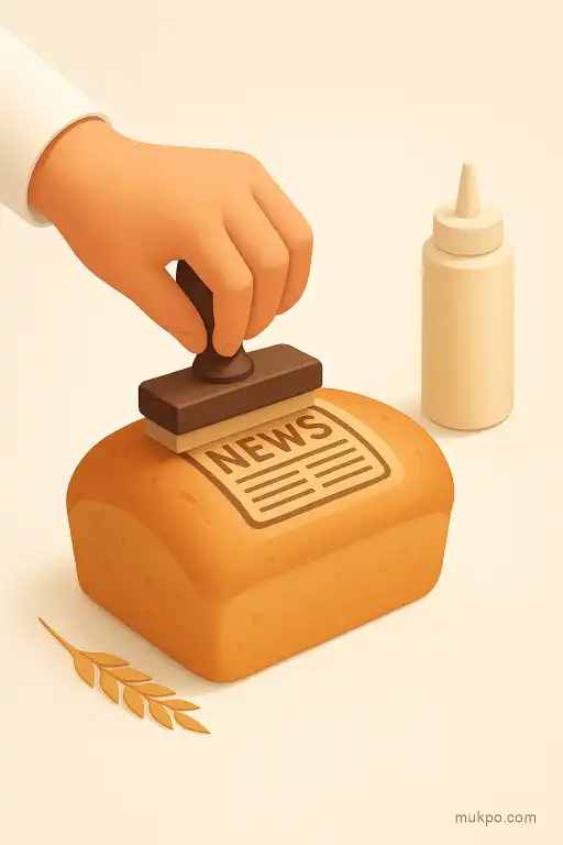 A bakery that once stamped local advertisements directly onto loaves of bread