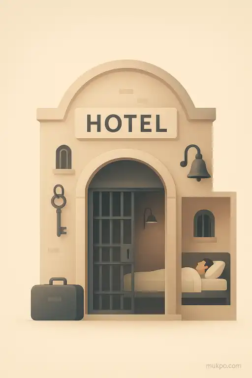 A boutique hotel made from a 19th century prison where guests sleep in cells