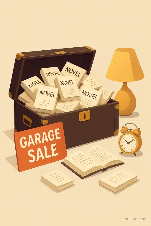 A garage sale that turned up a trunk of handwritten novels no one claimed