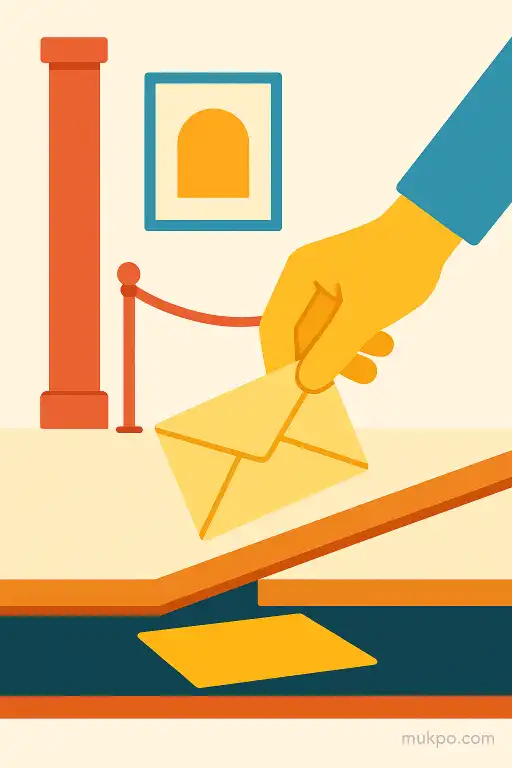 A museum that seals strangers’ letters under the floor and forbids opening them