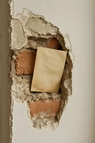 A note tucked inside a wall shows up during renovations