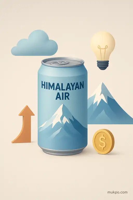 A startup that bottles Himalayan mountain air and sells it by the can