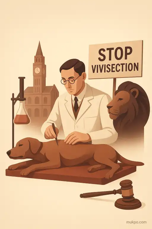 A vivisection in Edwardian London that ignited the Brown Dog riots