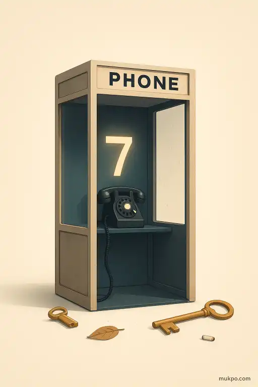 An abandoned phone booth that still connects callers to a single mysterious number