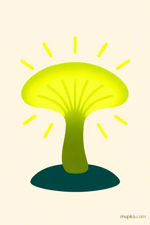 How bioluminescent fungi light up forest floors