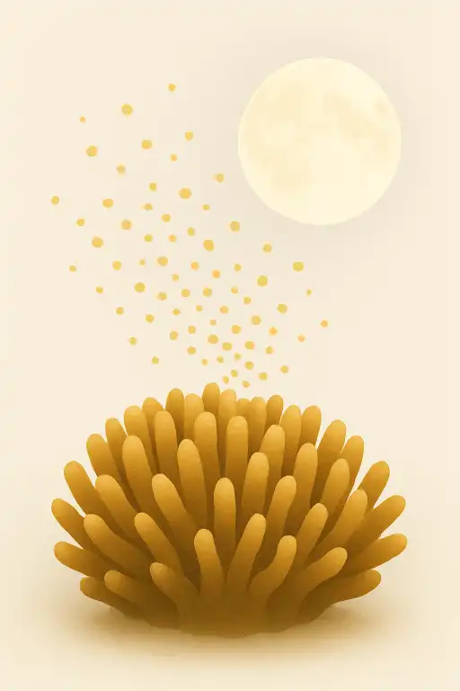 How coral reefs time mass spawning with the moon