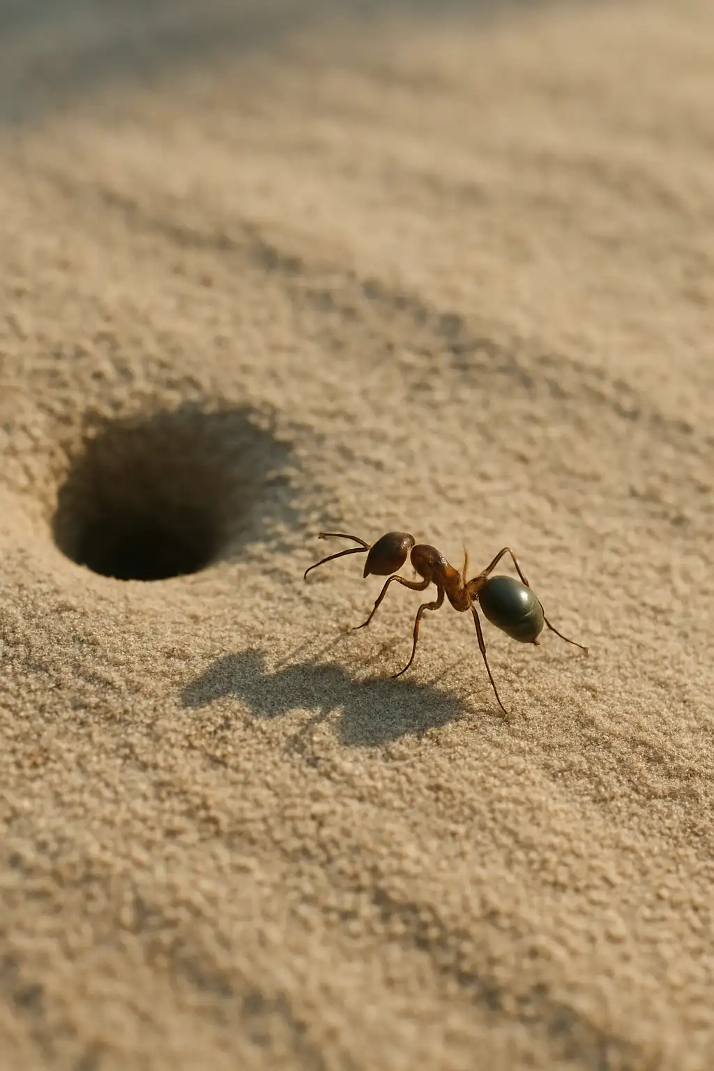 How desert ants use polarized light to find home
