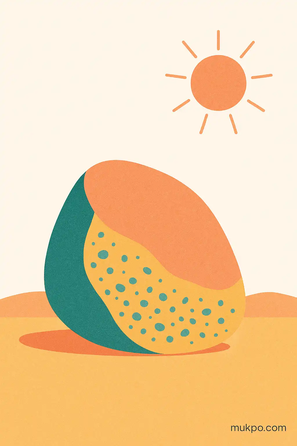 How desert varnish forms on sun-baked rocks