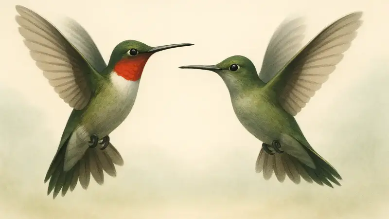 How hummingbirds hover by twisting their wings