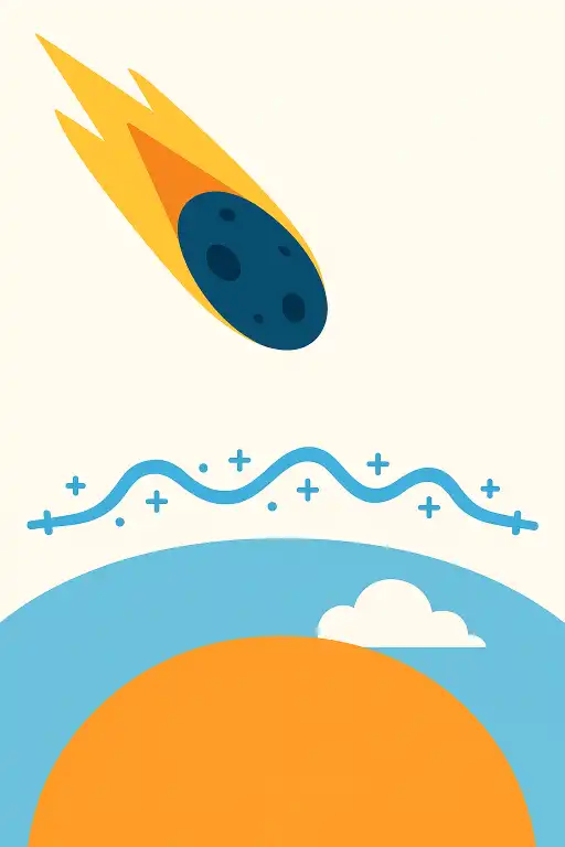 How meteoroids ionize the upper atmosphere