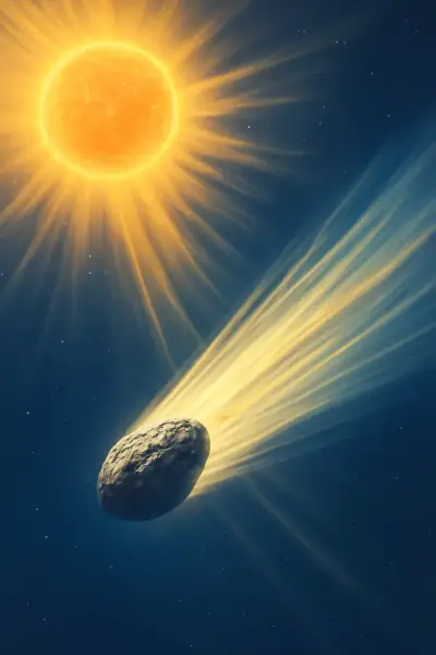 How the solar wind sculpts comet tails into bright, streaming plumes