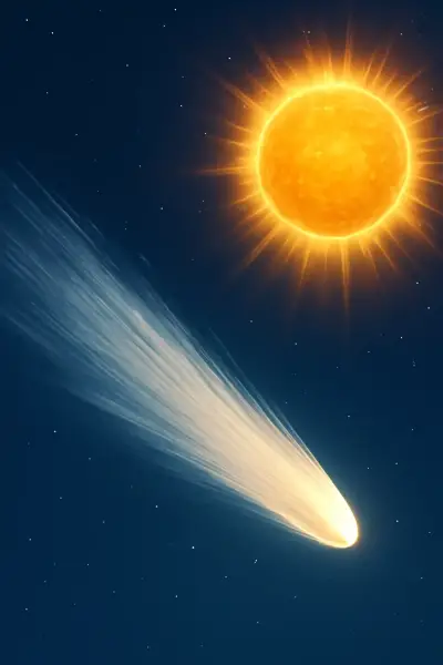 How the solar wind sculpts comet tails into bright, streaming plumes