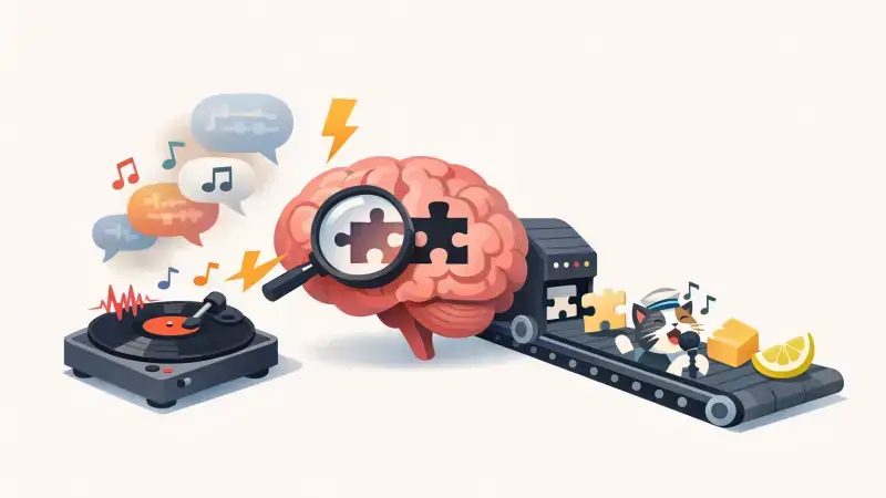 Editorial illustration for: Why we mishear song lyrics and invent mondegreens (Human Stuff)