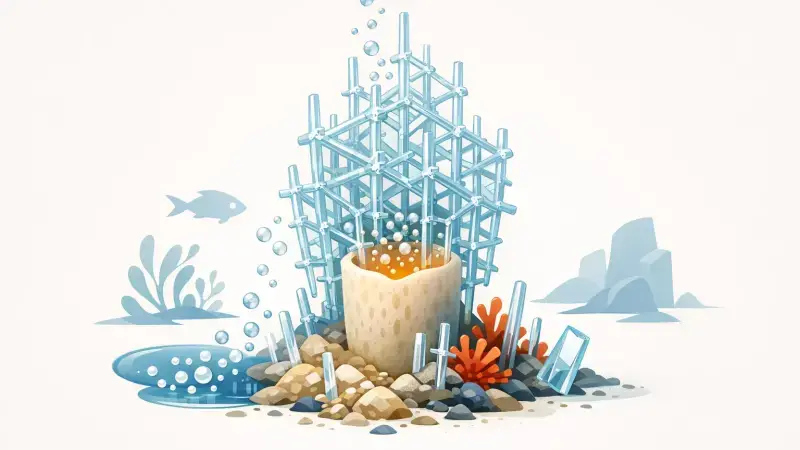 The sponge that grows glass skeletons on the ocean floor