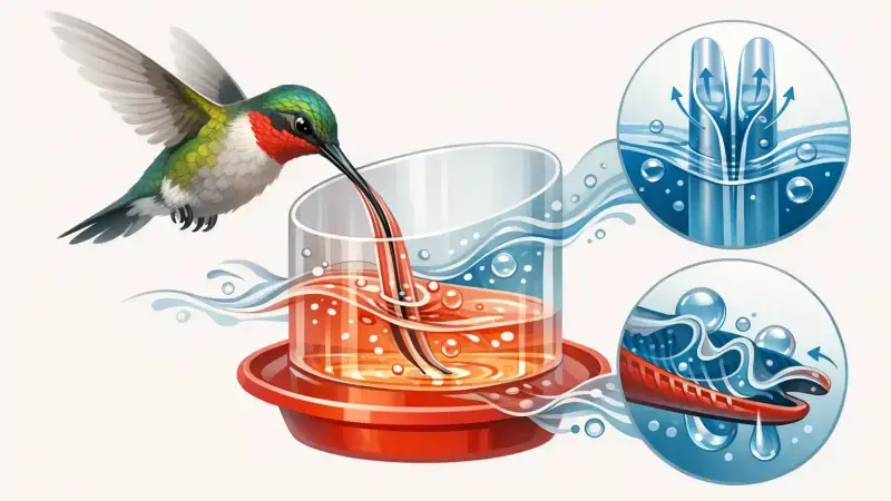 What hummingbird tongues reveal about fluid dynamics at tiny scales