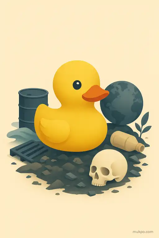 Rubber ducks from a cargo spill that still wash up decades later around the world