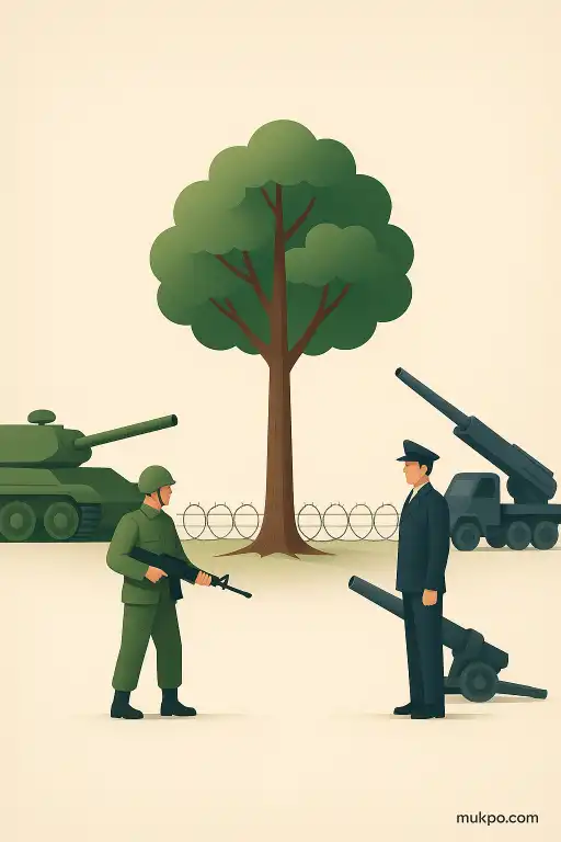 The 1976 Korean DMZ tree-cutting standoff that escalated into a military spectacle