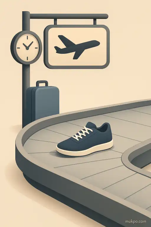 The airport carousel that reliably ejected one lone shoe from every flight
