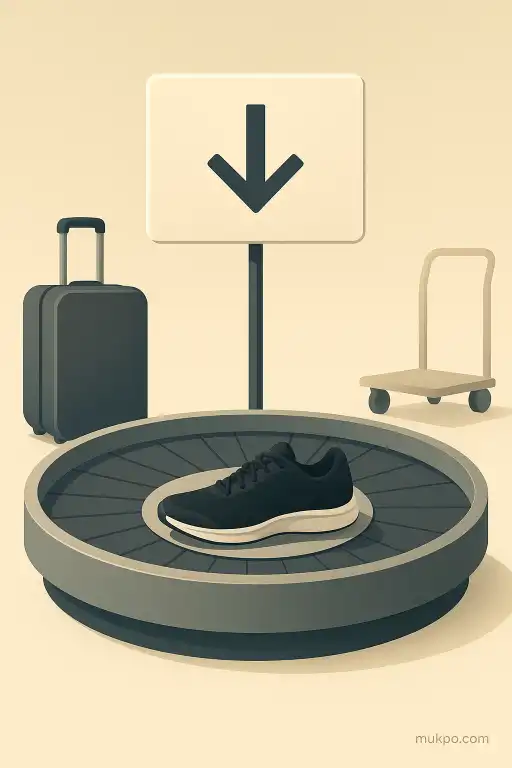 The airport carousel that reliably ejected one lone shoe from every flight