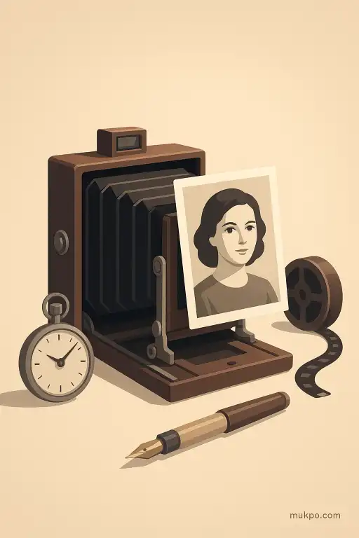 The antique camera that developed a decades old portrait on its own film