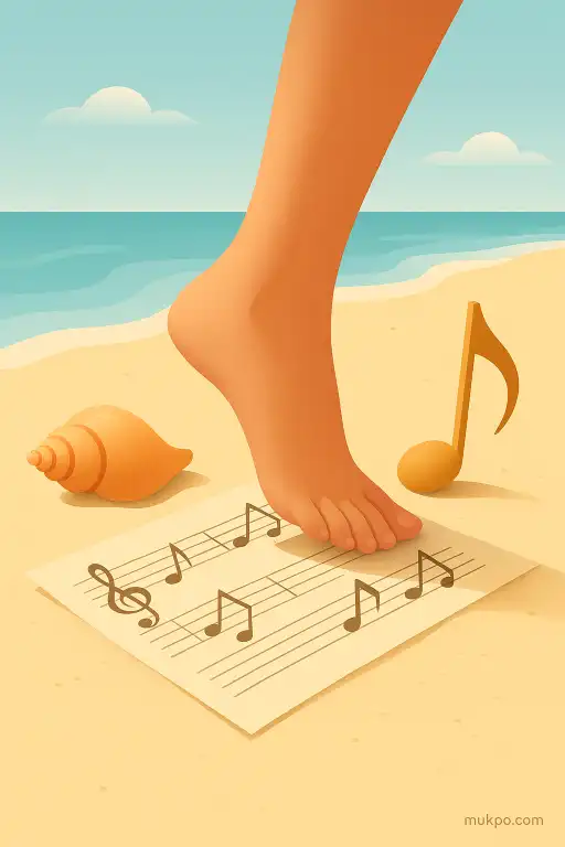 The beach that sings when you walk on it