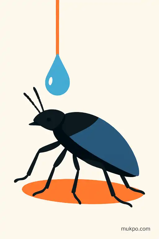 The beetle that drinks fog as its water source