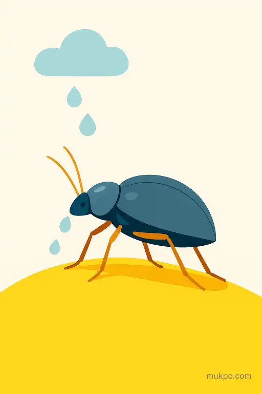 The beetle that drinks fog as its water source