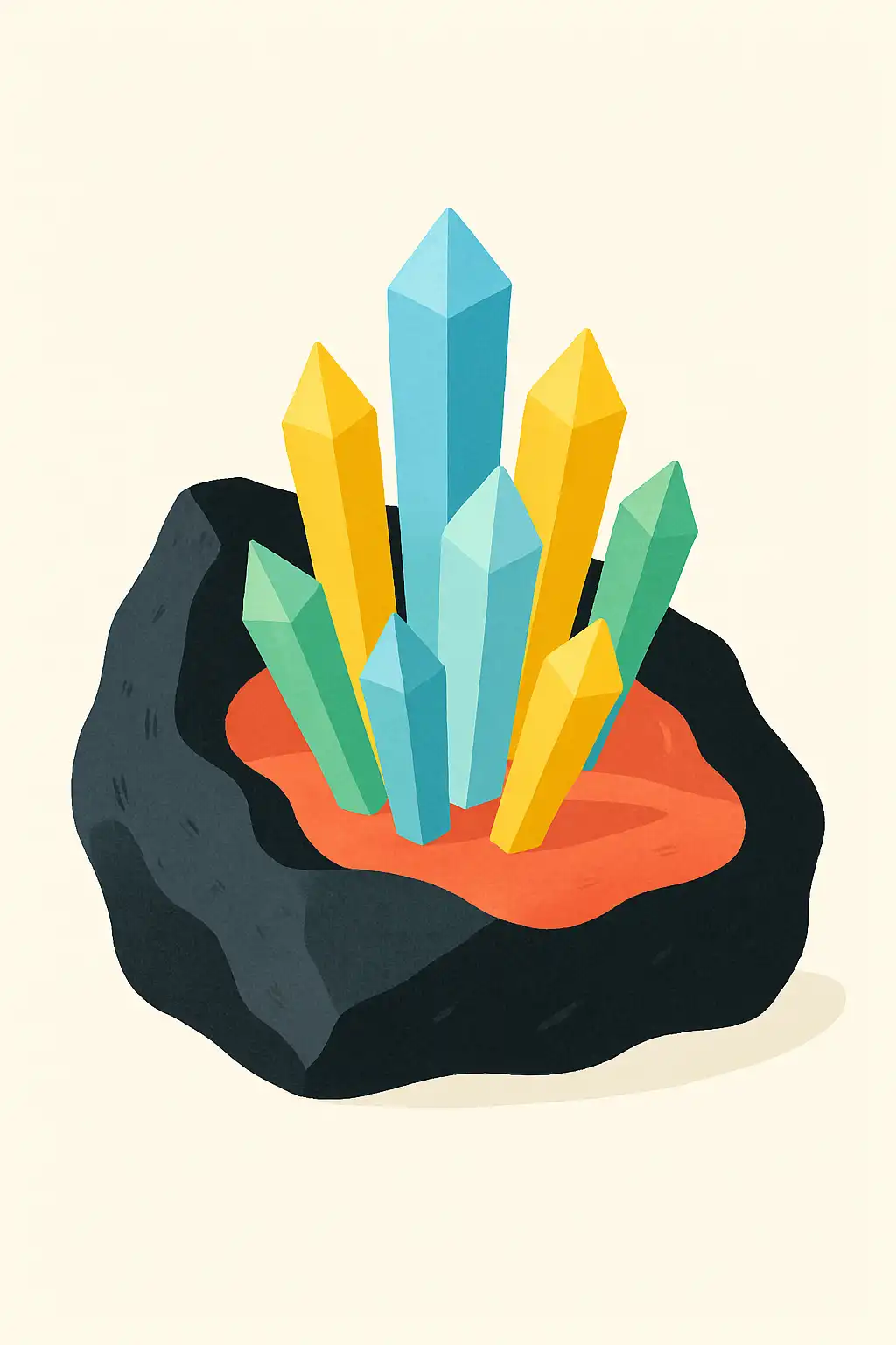 The crystal gardens that grow inside volcanic glass