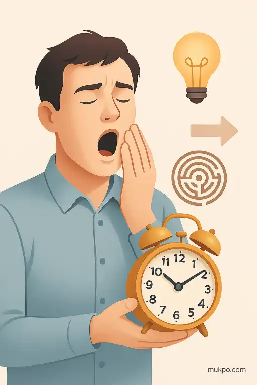 The muddled alertness after waking that slows decisions