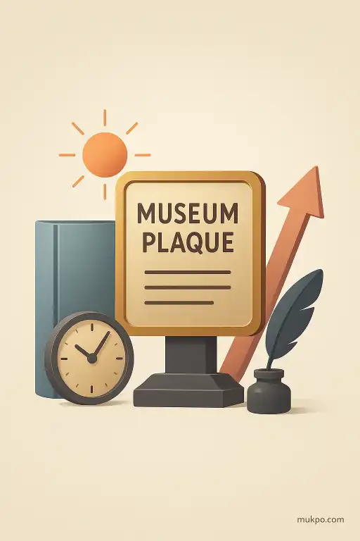 The museum plaque that rewrote itself every morning