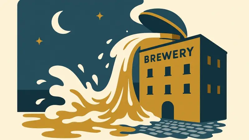 The night massive brewery vats burst and flooded a Victorian London neighborhood with beer