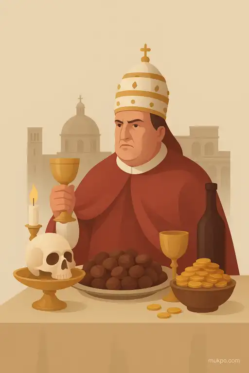 The night Pope Alexander VI’s Banquet of Chestnuts exposed the excesses of Renaissance Rome