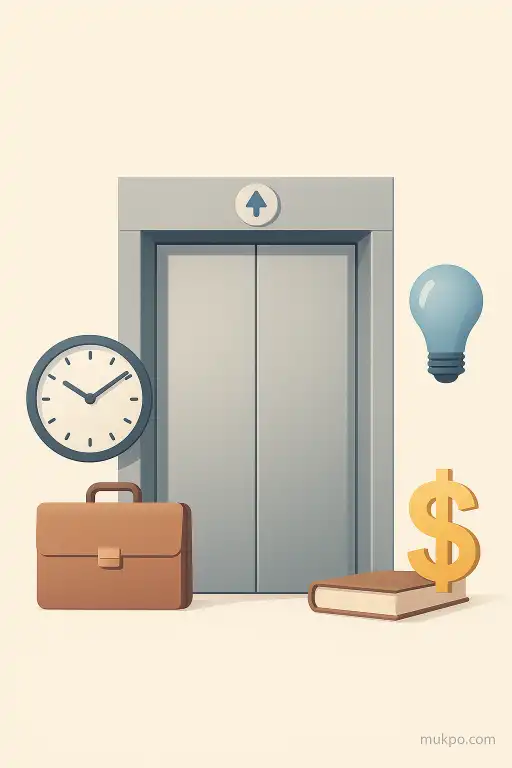 The office elevator that always opens to the floor the last person thought of