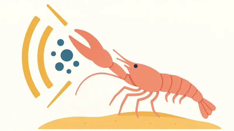 The pistol shrimp that snaps bubbles louder than a gun