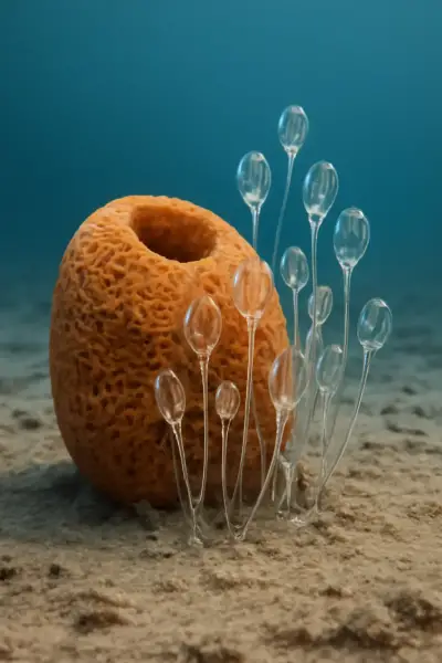 The sponge that grows glass skeletons on the ocean floor