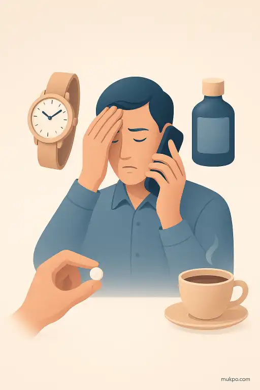 The tiny automatic acts people do before a stressful phone call