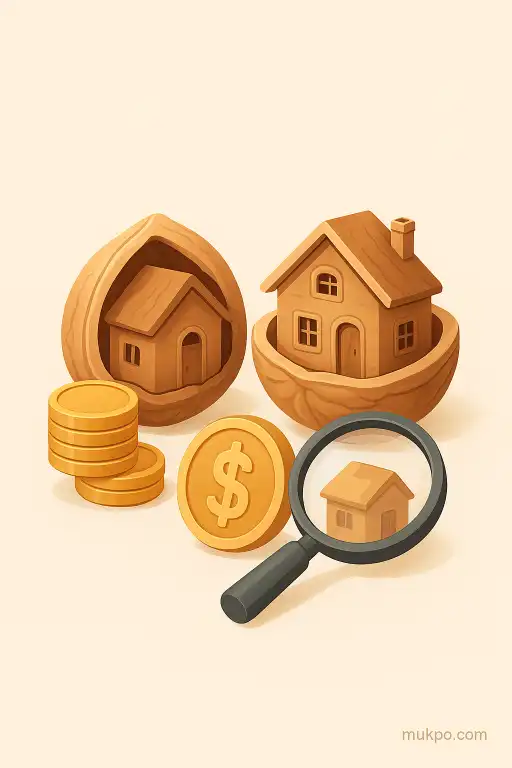 Tiny houses carved inside walnut shells that collectors pay a surprising sum for