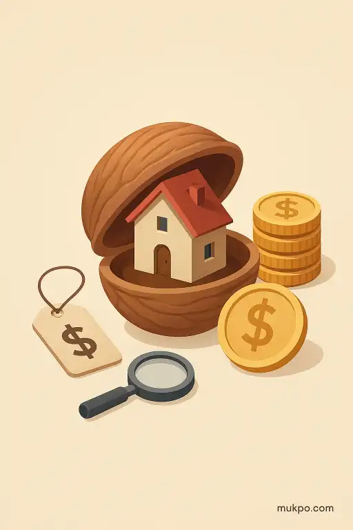 Tiny houses carved inside walnut shells that collectors pay a surprising sum for