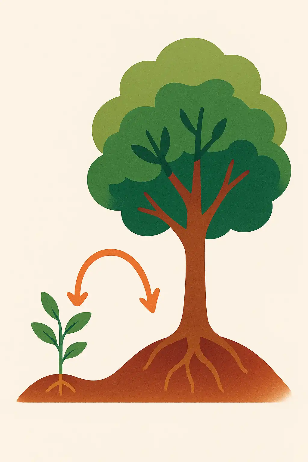 Trees that chemically sculpt the soil for their seedlings