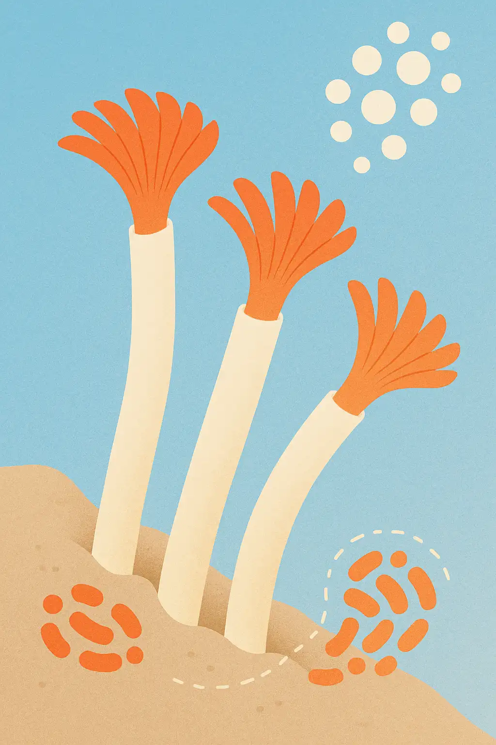 Tube worms farming bacteria: how vents host self-sustaining farms