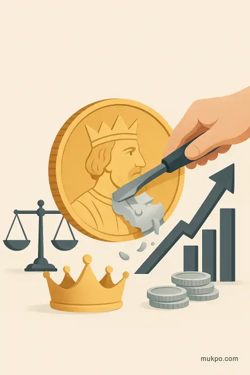 When kings shaved silver from coins and markets exploded: medieval coin debasement