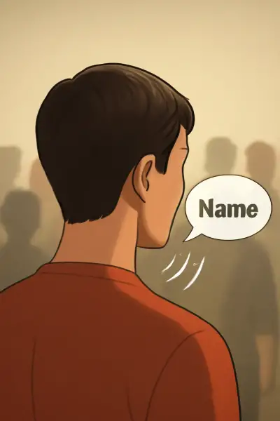 Why hearing your name in a crowd grabs your attention