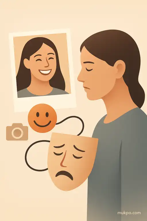 Why people smile more in photos than in person