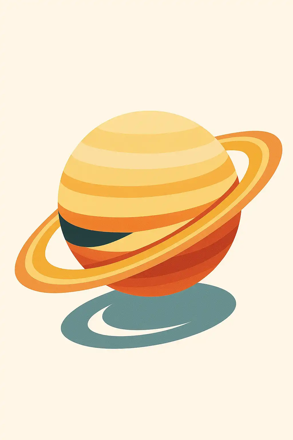 Why planetary rings cast shifting shadows on gas giants