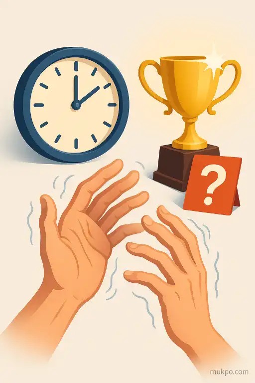 Why your hands tremble before a big moment