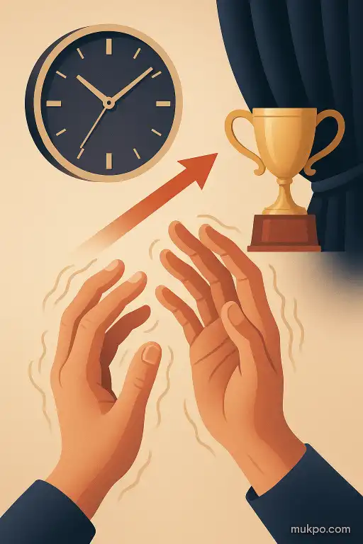 Why your hands tremble before a big moment