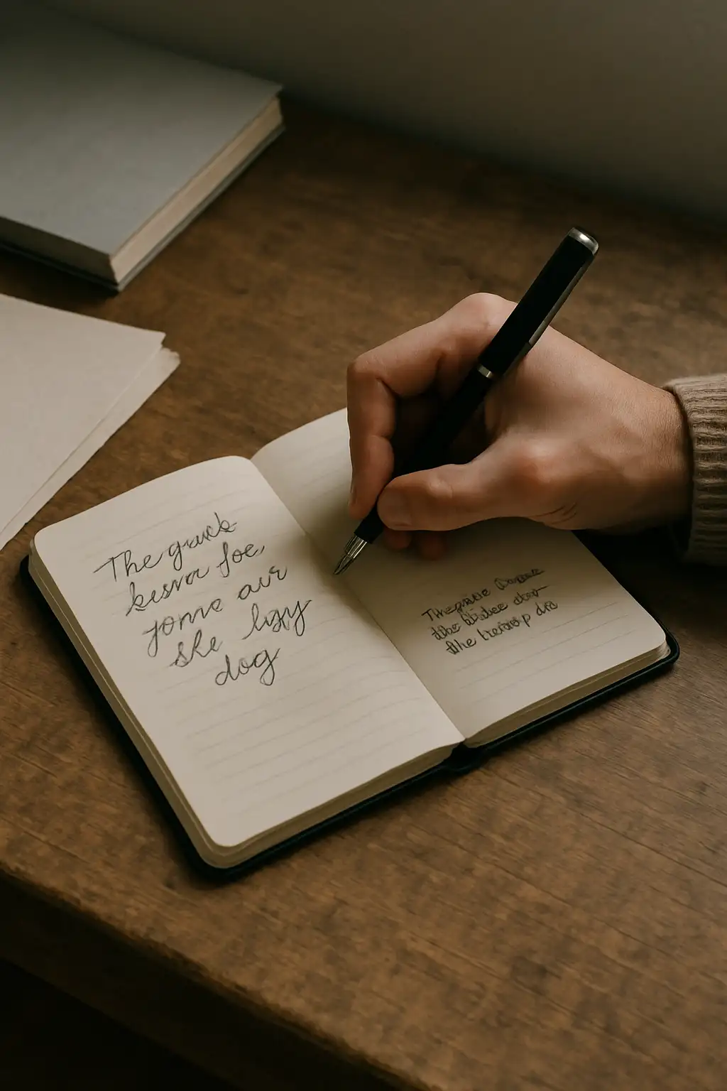 Why your handwriting tightens when stress creeps in