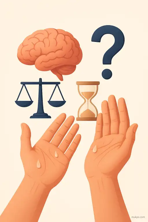 Why your palms sweat during a tense decision