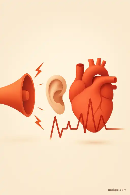 Why your pulse jumps for a heartbeat after an unexpected sound